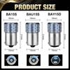 2 шт. супер яркий P21W Led 1156 BA15S PY21W BAU15S BAY15D P21/5W 1157 светодиодные лампы автомобильный указатель поворота 6500K задний тормоз парковочные дневные автомобильные лампы