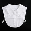 Formal False Collar Women Embroidery Faux Col Half Shirt Blouse Fake Collars Sweater Shirt Detachable Collars Accessories