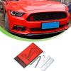 Car Front Grille Decoration Badge Cover Embellishment for Ford Mustang 2015, 2016, 2017-2020,Cobra Logo GT350 Style Exterior Accessories