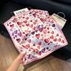 New silk satin 71 * 71 square scarf versatile foreign style simulation silk scarf middle-aged and elderly decorative scarf neck protection silk scarf