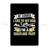 Gliding Glider Flight Flying Funny Gift Idea Pilot Sports Metal Plaque Customize Pub Garage Cinema Tin Sign Poster