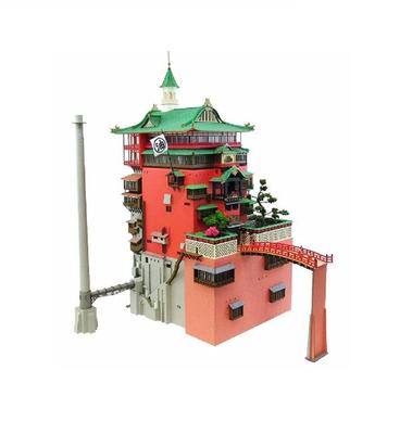 Набор для миниатюрного моделирования Sankei Серия Studio Ghibli Унесенные призраками Абура-я Бумажное моделирование в масштабе 1/150 MK07-10