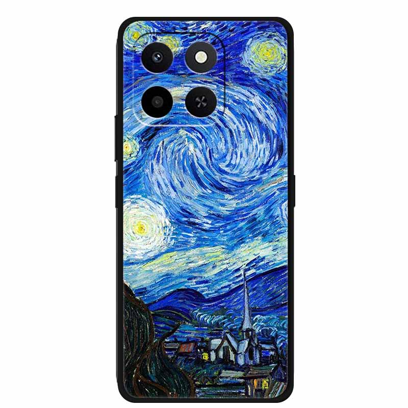 Чехол-бампер с 3D-цветами из мягкого силикона для Honor X7d 4G 5G, Чехол-накладка для телефона с тиснением для Honor Play 10T 400 Smart 4G 5G, Защитная сумка на заднюю панель