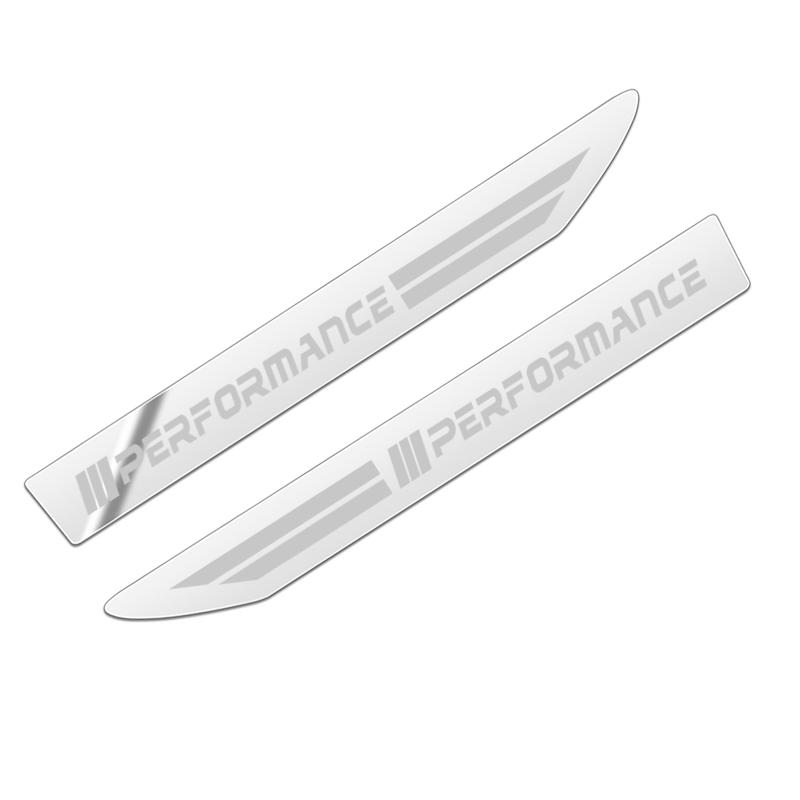2PCS Stainless Steel Side Wing Badge Emblem Fender for BMW E36 E39 E46 E60 E90 E90 F01 F10 F30 E93 G20 G21 G01 X6 X5 X3