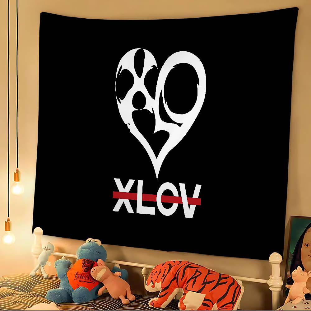 Популярная K-pop группа X-XLov Подвесной богемный гобелен Подвесной таро Хиппи Настенные ковры Комната в общежитии Японский гобелен