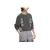 adidas FW24 Fustl Series P Crew 2 Простой повседневный универсальный вязаный свитер мужской свитер темно-серый JW6683