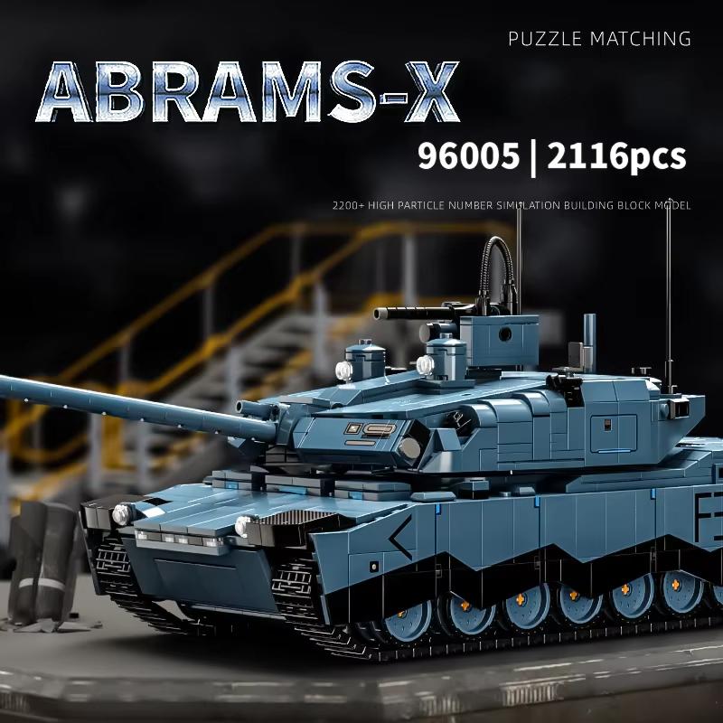 НОВЫЙ ОБТ KF51 Конструктор MOC Армейская бронемашина EMBT Кирпичная модель Вторая мировая война Военные игрушки Взрослый Мальчик Рождественские подарки