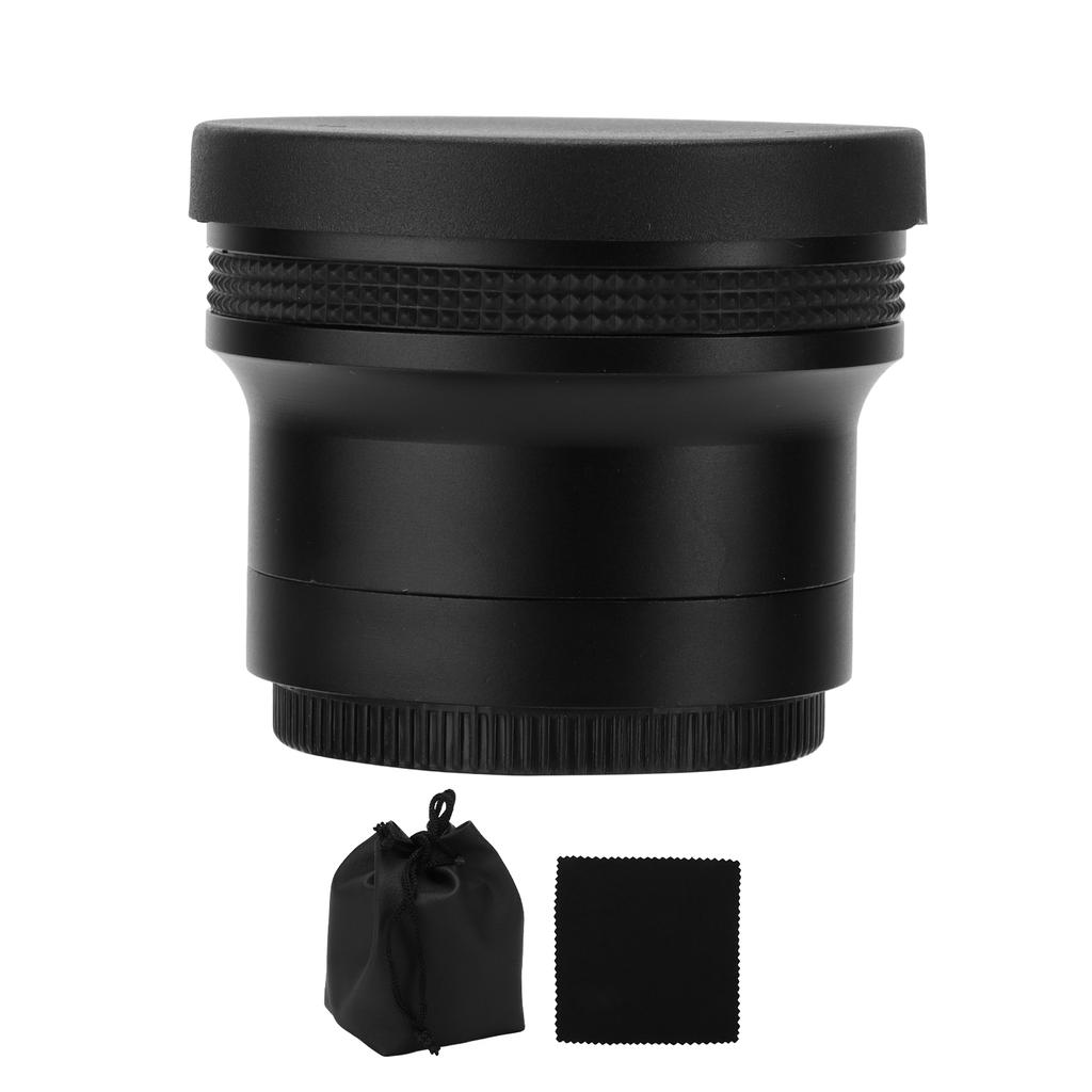 52MM 0.25x Super Macro Camera Fisheye Lens Thread Lens for CanonNikon DSLR SLR Camera