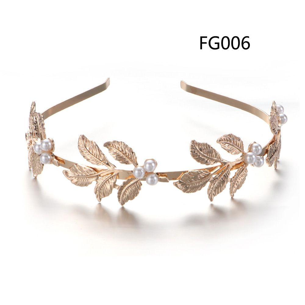 Girl Headpiece  Crowns Tiara Leaves Hair Bands Wedding Hair Accessories Hair Hoop Bride Headbands