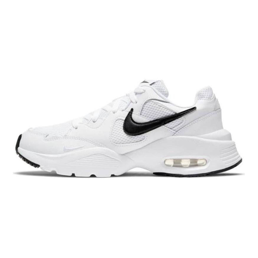 Nike Кроссовки Air Max Fusion Белые Черные Женские Повседневная Обувь CJ1671-100