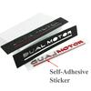 ALG1 DUAL MOTOR Underlined Letters Emblem for Tesla Model Y 3 X S Car Styling High Performance Trunk Badge Sticker Chrome Black Red