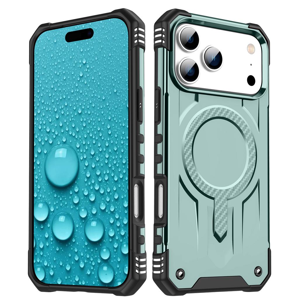Чехол для iPhone 17 Pro, совместимый с MagSafe, с подушками безопасности по углам, PC + TPU, чехол для телефона