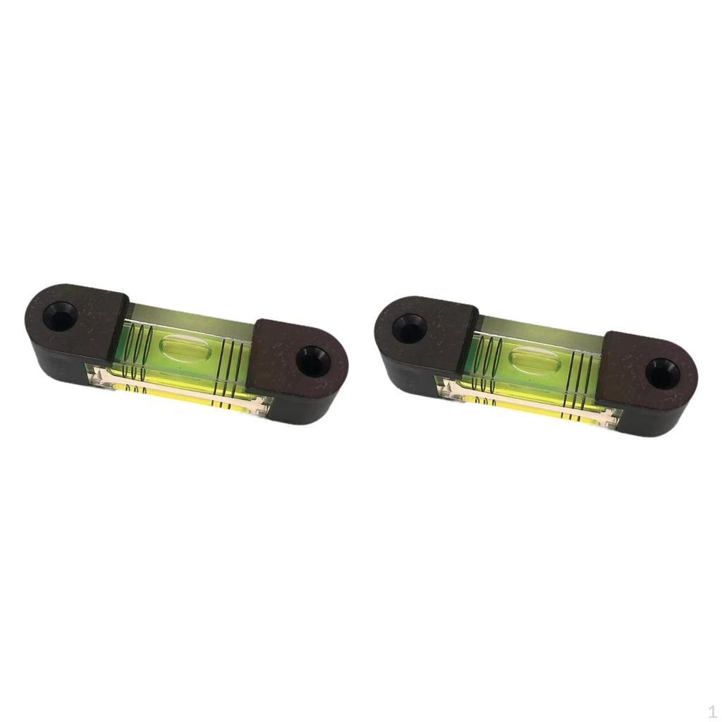 2 шт. Маленький пузырьковый уровень Мини пузырьковый уровень Инструмент для выравнивания столярный измерительный прямоугольник Spirit