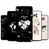 Дорожные чехлы с картой мира для Samsung Galaxy M31 M32 5g M13 M22 M30s M51 M33 M23 M52 M12 M11 M31 Prime M31s, мягкий чехол из ТПУ