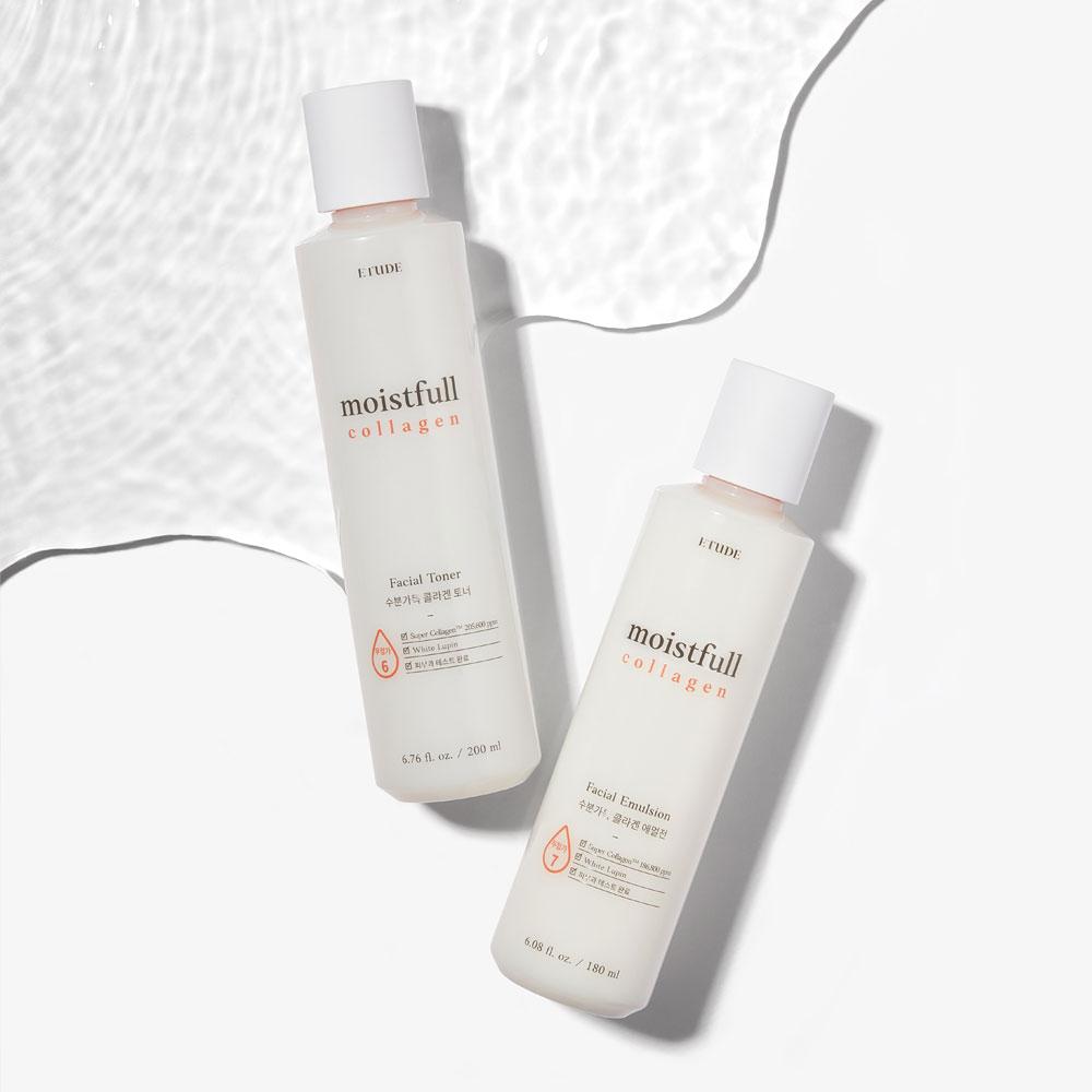 ETUDE HOUSE Moistfull Collagen Facial Toner 200ml (3 Options)
