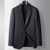 Весна и осень Корейская версия делового однотонного западного пиджака для людей среднего возраста и молодежи