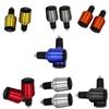 Yamaha Suzuki Aluminum Alloy Handlebar Grips End Anti-Vibration Cap End Plug Motorcycle Handle Bar