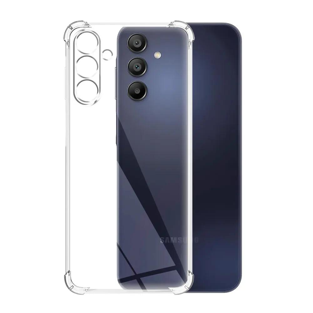 Для Samsung Galaxy A16 5G SM-A166E Чехол Прозрачный Силиконовый Мягкий Чехол для Телефона Для Samsung A16 Прозрачный Ударопрочный Защитный Чехол на Заднюю Панель