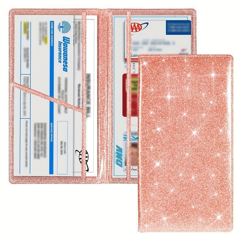 Держатель для свидетельства о регистрации автомобиля и страхового полиса, органайзер для документов на транспортное средство в отделение для перчаток, роскошные дорожные аксессуары