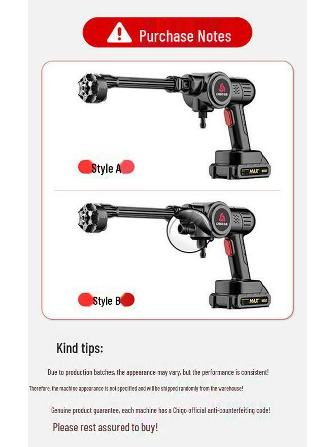 High-Power Wireless Car Washer: Rechargeable High-Pressure Water Gun for Home Car Wash