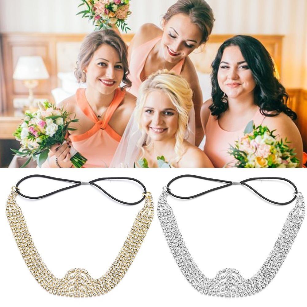 Fashion Crystal Headbands Bling Princess Headpieces Elegant Hairstyle Gifts