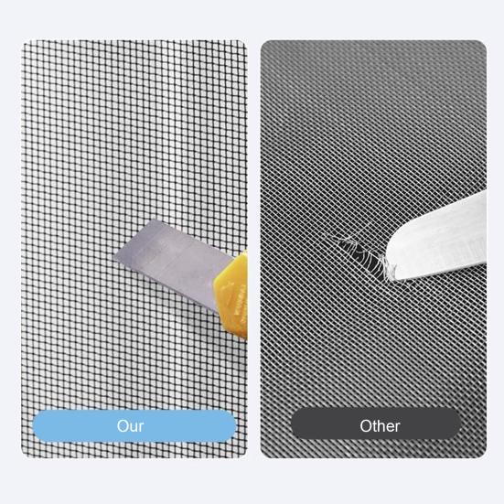 Противомоскитная сетка Магнитная широкая магнитная полоса Сильная адгезия Регулируемая режущая сетка Предотвращает появление насекомых