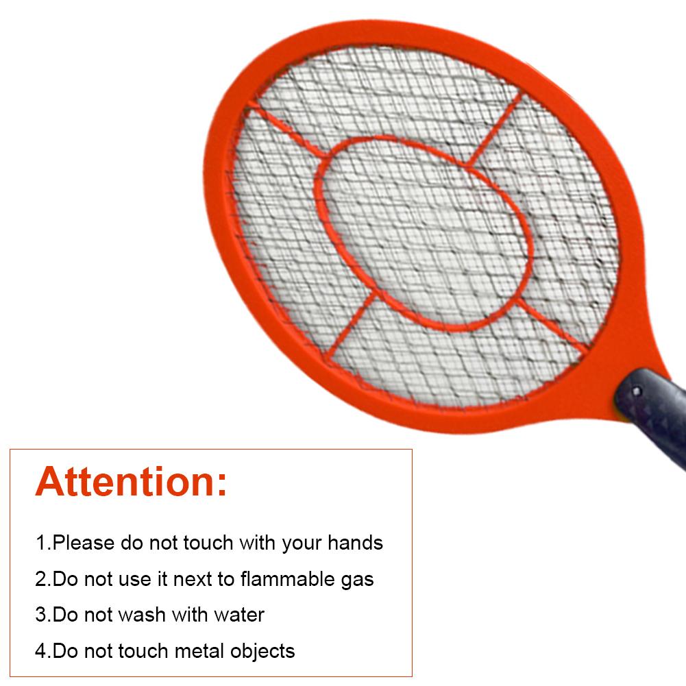 Handheld Bug Zapper Anti Mosquito Swatter Racket Multifunctional Electric Fly Swatter Battery Powered Insects Killer Racket