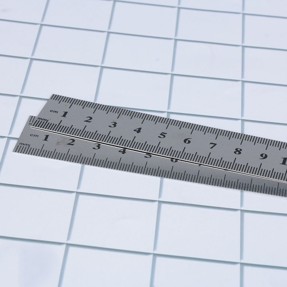 Precision Metric Imperial Drawing Metal Stainless Steel Straight Ruler Metric/Inch Double Sided