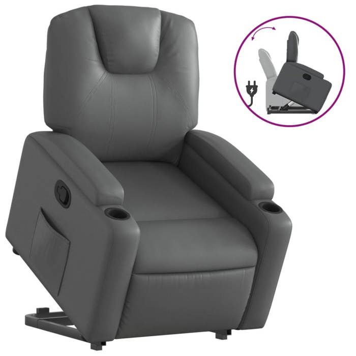 VidaXL Recliner, Relaxation Chair with Adjustable Backrest and Footrest, Living Room Seat, 3204433