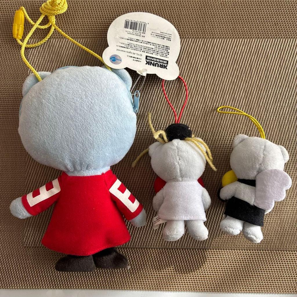 [Б/У] BIGBANG KRUNK YG Дэсон Плюшевый шейный кошелек с биркой и прочее