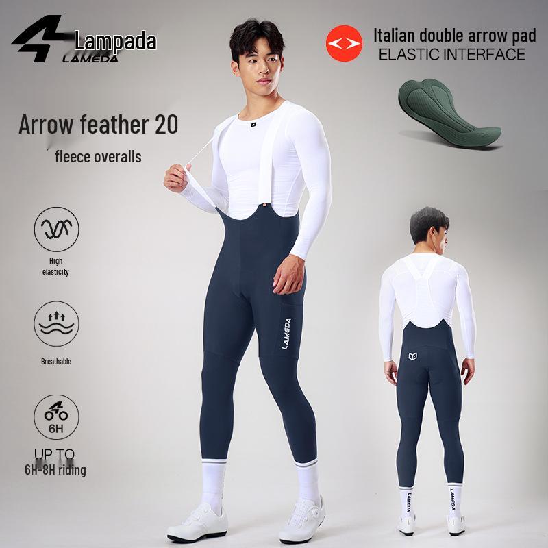 Lampaida Arrow 20 Двойная Стрела Унисекс Велосипедные Штаны-Памперсы с Флисом, Карманами и Амортизацией для Осени/Зимы