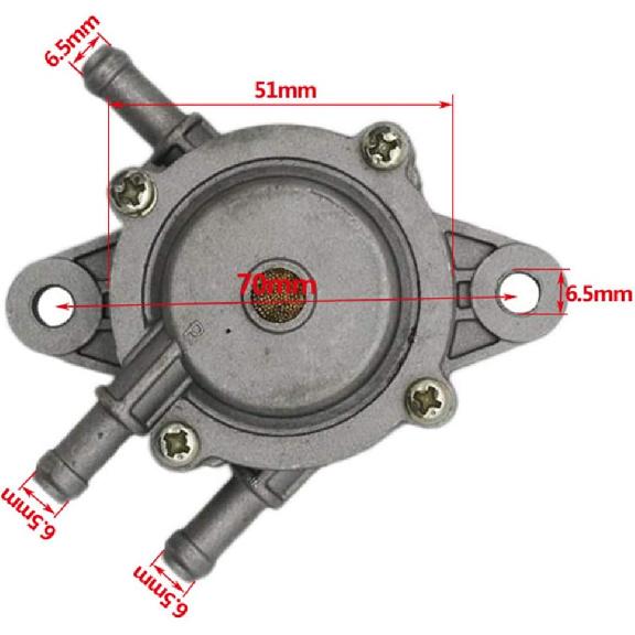 808656 Fuel Pump Replaces Upgrade Aluminum Alloy To Prevent Oil Leakage For 691034/808281/692313/557033 Engine Lawn Mower Tractor