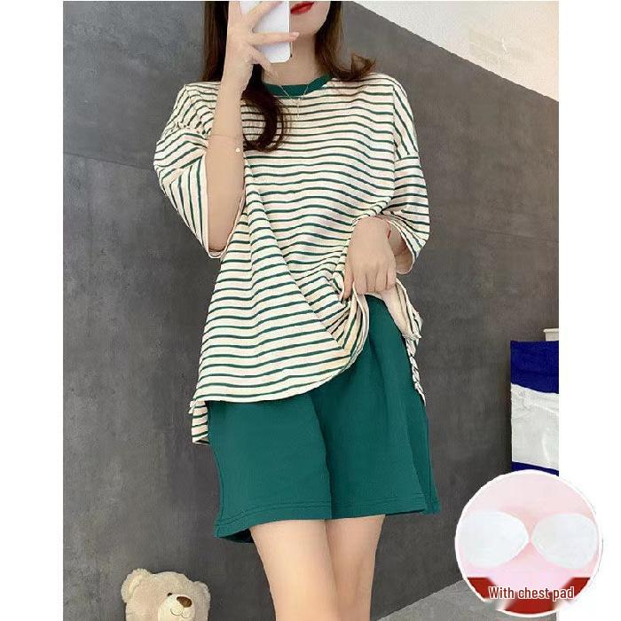 Women's Fairy Princess Nightdress - Summer 2024 Sweet Ruffled Short-Sleeve White Pajamas