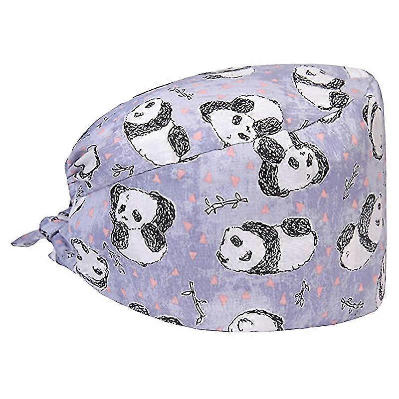 Hospital Cartoon Animal Print Cap - Surgical Nurse Work Cap