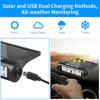 Smart Car Tire Pressure Security Alarm Monitoring System TPMS 4 Sensors Smart Solar Display Tire Pressure Temperature Warning
