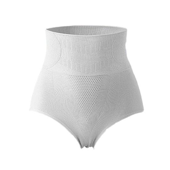 Women Panties High Waist Tummy Control Slimming Butt Lift Solid Color Soft Breathable Elastic Anti-septic Plus Size Lady Underpants Briefs Underwear