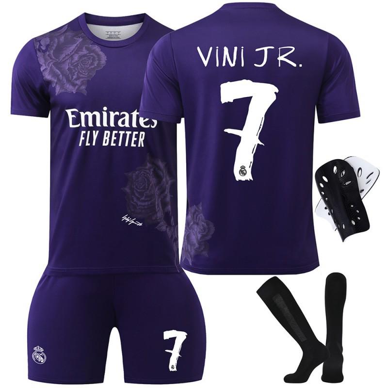 2425 Y3 Co-branded Football Shirt No. 7 C Rovinicius 5 Bellingham 10 Mbabpe Jersey Set