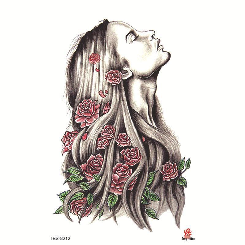 Водонепроницаемый набор тату-наклеек на всю руку с тотемными символами