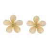 New Luxury Korean Fashion Trend Simple Stylish Attractive Opal Flower Stud Earrings for Women Girls Party Jewelry Gift