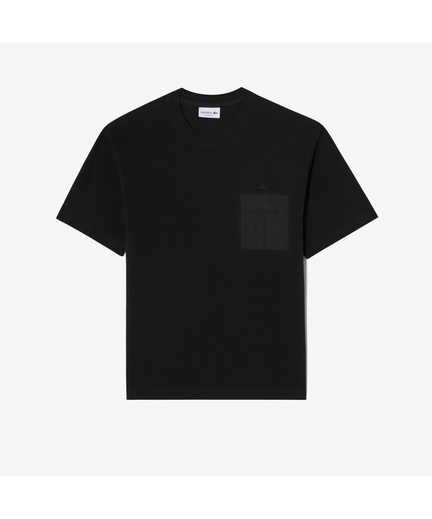LACOSTE Мужская приталенная тканая футболка с карманом Th258E-55G 031
