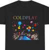 Футболка/Топ с уникальным дизайном для фанатов мирового тура Coldplay. Унисекс Унисекс Футболка