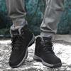 Men's Boots Winter Work Cotton Shoes Outdoor Wear-resistant Thick Sole Fashion Plush Warmth Casual Snow Boots for Women 2024