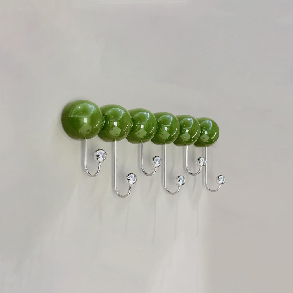 No Marks Suction Cup Hook Removable Clothes Storage Rack Hat Storage Coat Hanger  Entrance Door