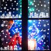 Christmas Decoration Static Stickers Cross-border House Stickers Snowflakes Shopping Mall Window Glass Stickers