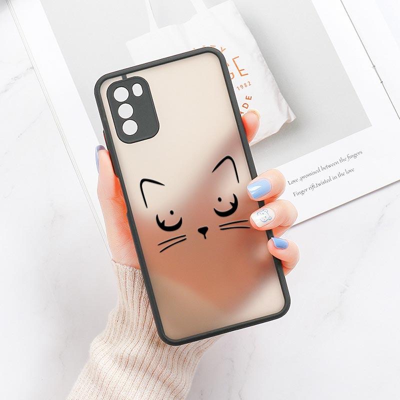 Черный Case с рисунком кошек для Xiaomi Mi 11 Lite 5G NE 12 12T Pro 11T 9 10 Чехол POCO X3 NFC F3 M3 M4 X4 Pro Матовый Funda Смешной кот