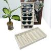 Glasses Box - Multi-patterned Fabric Eyewear Jewelry Storage Box - Sunglasses Display Stand