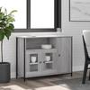 VidaXL Buffet Sonoma Grey 100x35x75 Cm Engineered Wood 835512