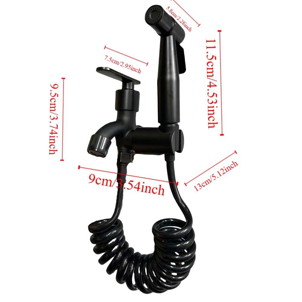 Ручной биде-спрей из нержавеющей стали 304 Высокое давление Женская лейка Разбрызгиватели Ванная комната