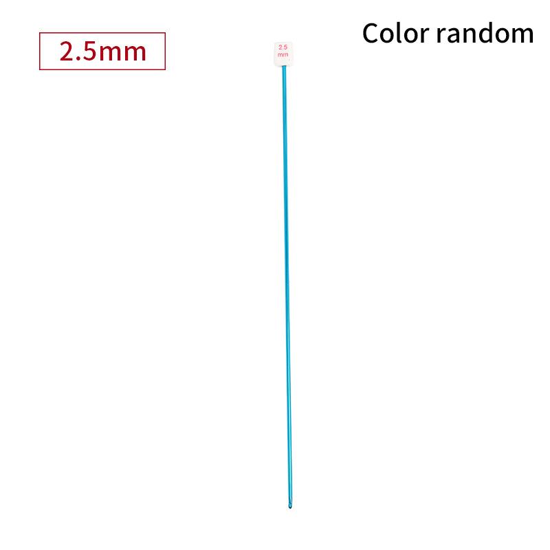 1 шт., иглы для свитера, разноцветные тунисские афганские крючки, длинные алюминиевые ткацкие инструменты, 2,5–8 мм