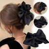 Большой тканевый зажим с бантом, женский осенне-зимний корейский зажим для головы, женский темпера N2O5